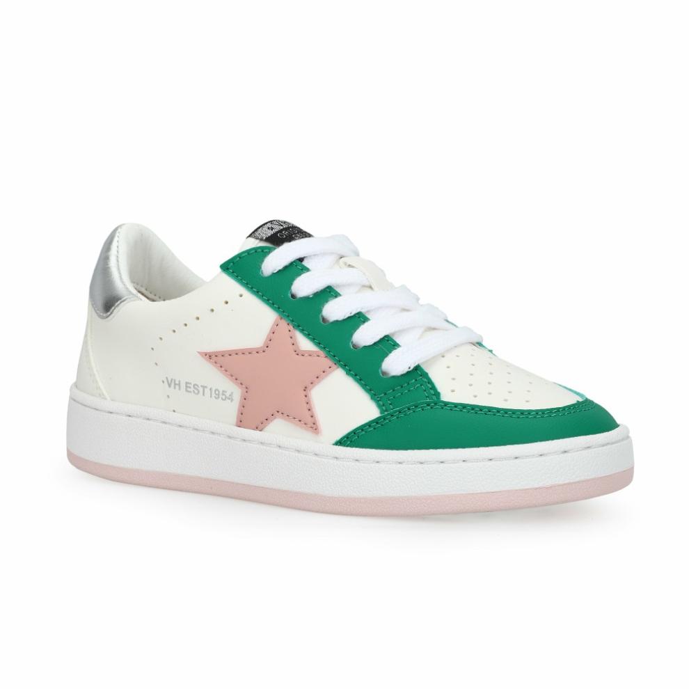 Vintage Havana Kids Sneakers | Women KIDS BETTY - WHITE GREEN PINK White Green Pink