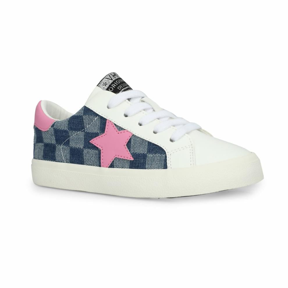 Vintage Havana Kids Sneakers | Women KIDS DIANNA - DENIM CHECKERED MULTI Denim Checkered Multi