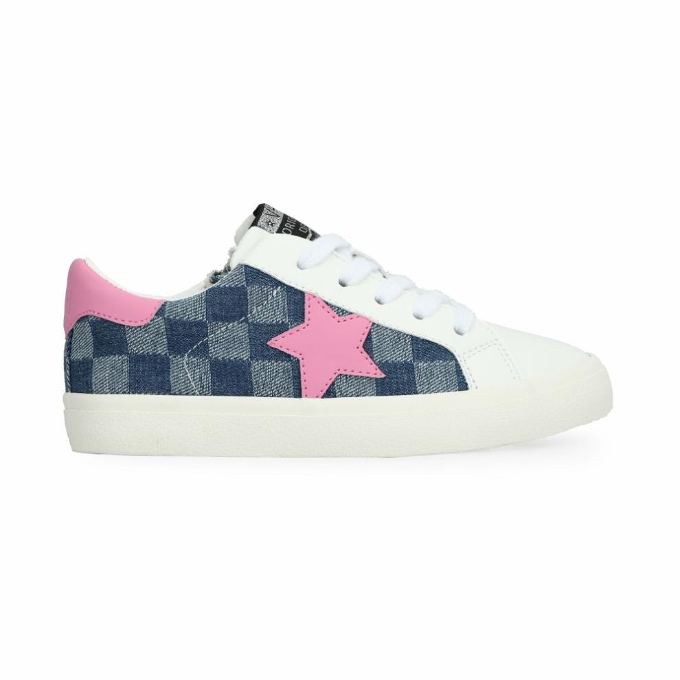 Vintage Havana Kids Sneakers | Women KIDS DIANNA - DENIM CHECKERED MULTI Denim Checkered Multi