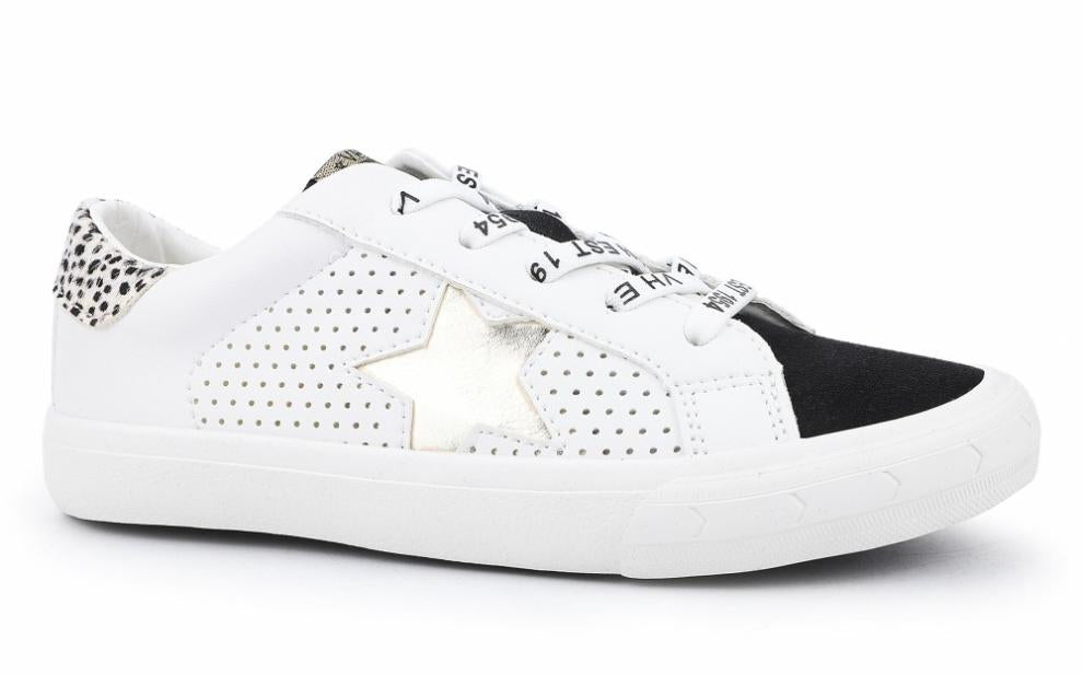 Vintage Havana Kids Sneakers | Women KIDS GLORIA - BLACK WHITE MULTI Black White Multi