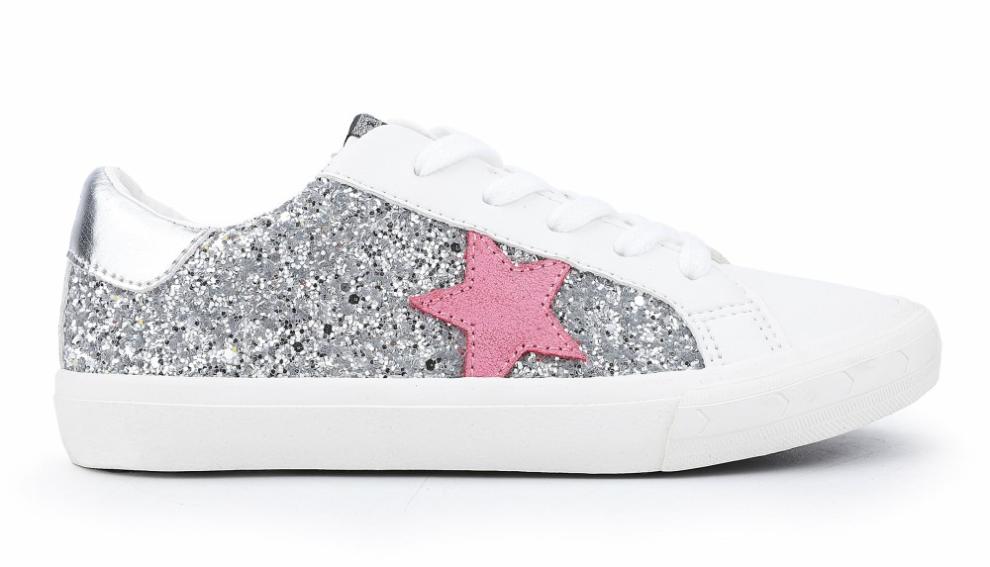 Vintage Havana Kids Sneakers | Women KIDS GLORIA - WHITE SILVER PINK White Silver Pink