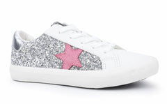 Vintage Havana Kids Sneakers | Women KIDS GLORIA - WHITE SILVER PINK White Silver Pink