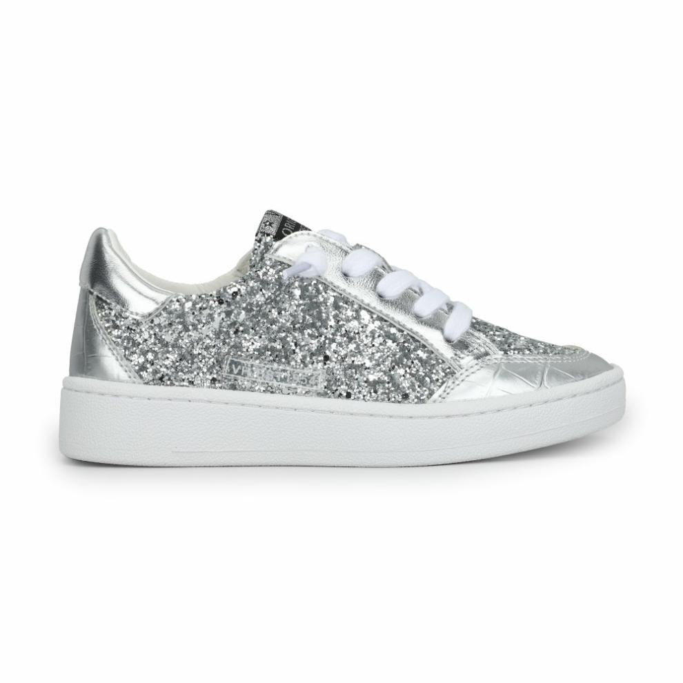 Vintage Havana Kids Sneakers | Women KIDS HALEE - WASHED SILVER CROCO Washed Silver Croco