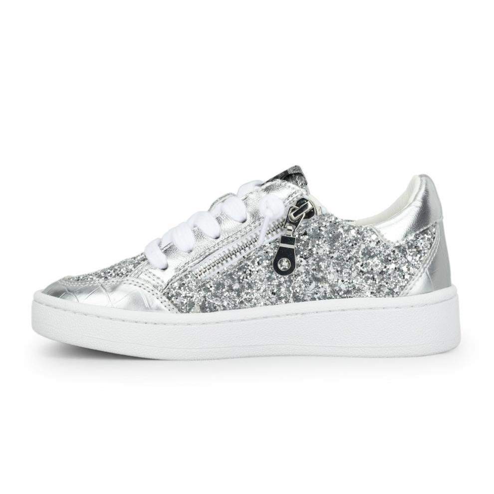 Vintage Havana Kids Sneakers | Women KIDS HALEE - WASHED SILVER CROCO Washed Silver Croco