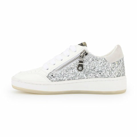 Vintage Havana Kids Sneakers | Women KIDS HALEE - WHITE SILVER GOLD MULTI Silver Glitter Gold Multi