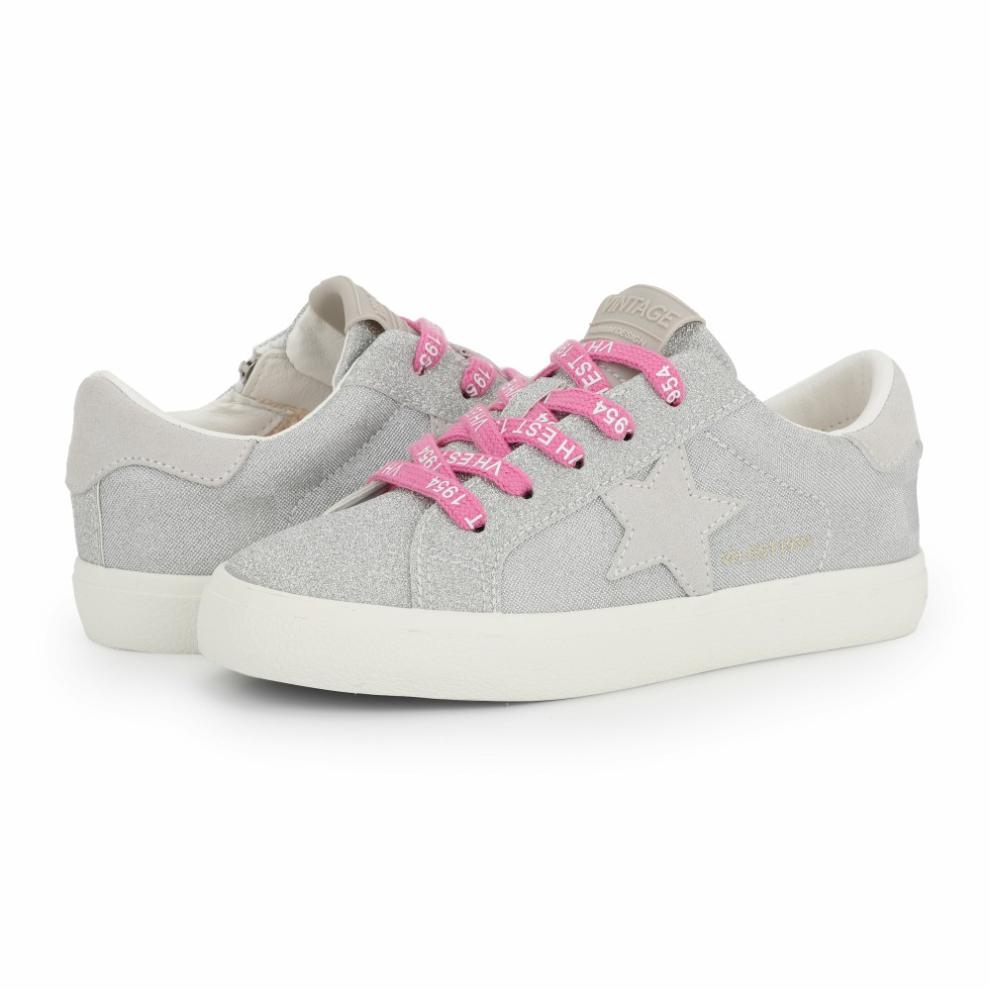 Vintage Havana Kids Sneakers | Women KIDS HENRIETTE - SILVER CHECKERED MULTI Silver Checkered Multi
