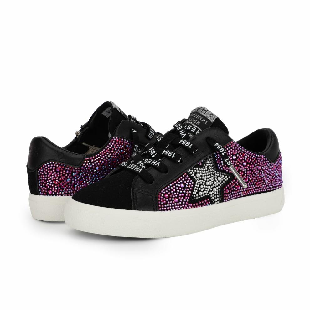 Vintage Havana Kids Sneakers | Women KIDS HENRIETTE - WILD BLACK Wild Black