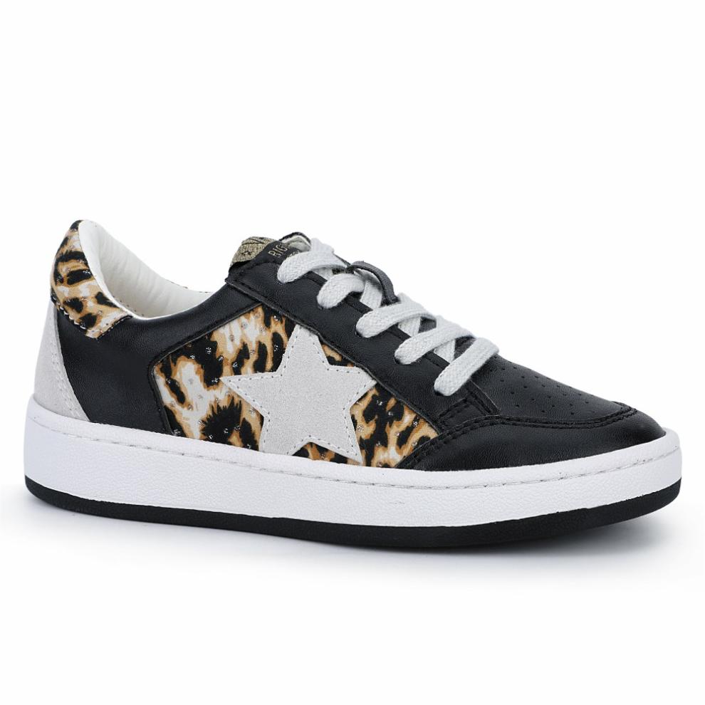 Vintage Havana Kids Sneakers | Women KIDS JENESSE - BLACK/ CHEETAH Black/ Cheetah