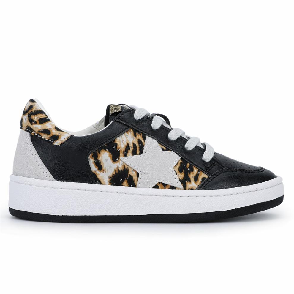 Vintage Havana Kids Sneakers | Women KIDS JENESSE - BLACK/ CHEETAH Black/ Cheetah