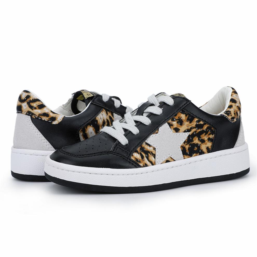 Vintage Havana Kids Sneakers | Women KIDS JENESSE - BLACK/ CHEETAH Black/ Cheetah