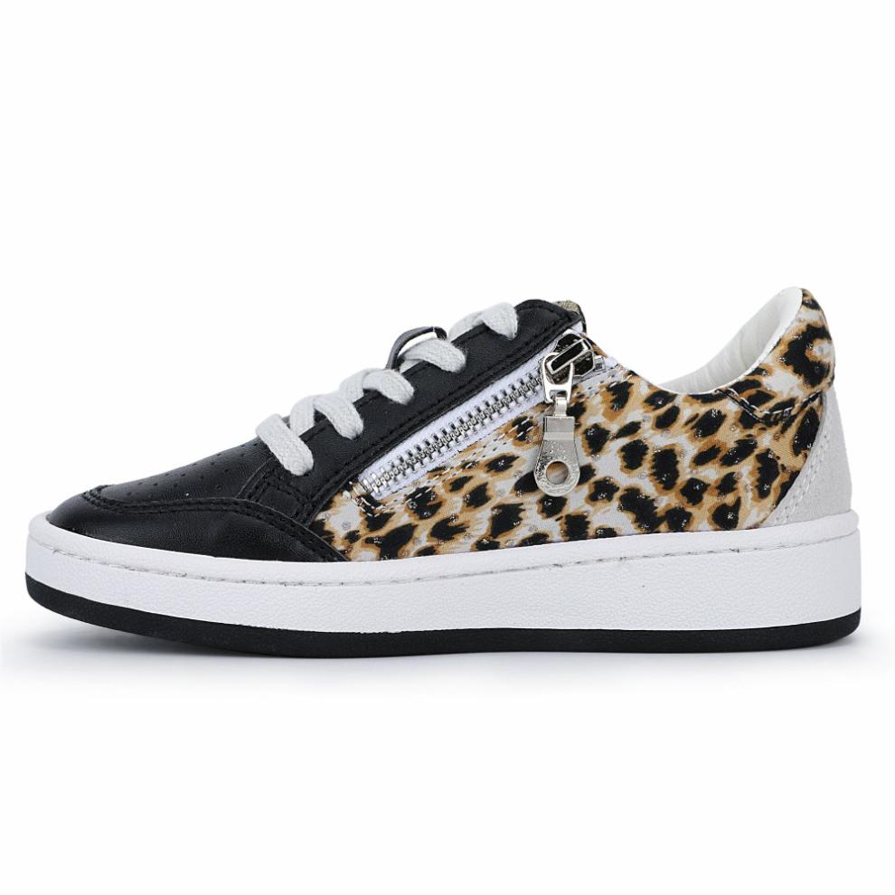 Vintage Havana Kids Sneakers | Women KIDS JENESSE - BLACK/ CHEETAH Black/ Cheetah
