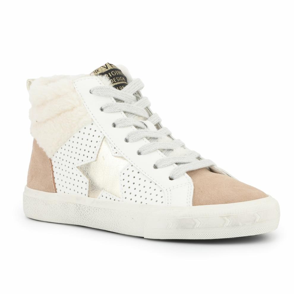 Vintage Havana Kids Sneakers | Women KIDS LANA - WHITE/ CAMEL White/ Camel