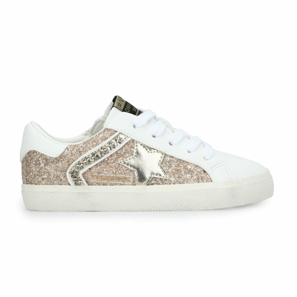 Vintage Havana Kids Sneakers | Women KIDS PATTY - WHITE GOLD GLITTER White Gold Glitter