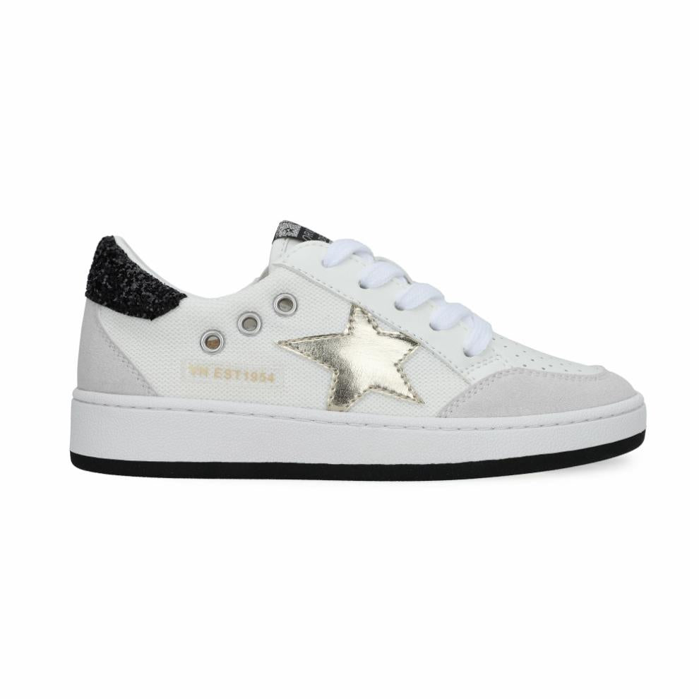 Vintage Havana Kids Sneakers | Women KIDS TAYLOR - WHITE BLACK GOLD White Black Gold