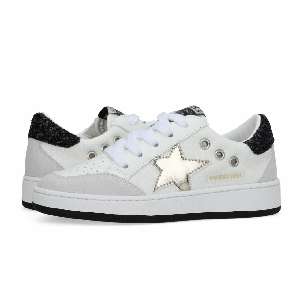 Vintage Havana Kids Sneakers | Women KIDS TAYLOR - WHITE BLACK GOLD White Black Gold