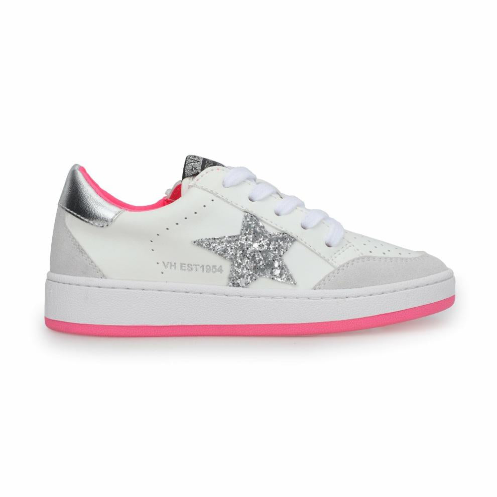 Vintage Havana Kids Sneakers | Women KIDS TAYLOR - WHITE PINK SILVER White Pink Silver