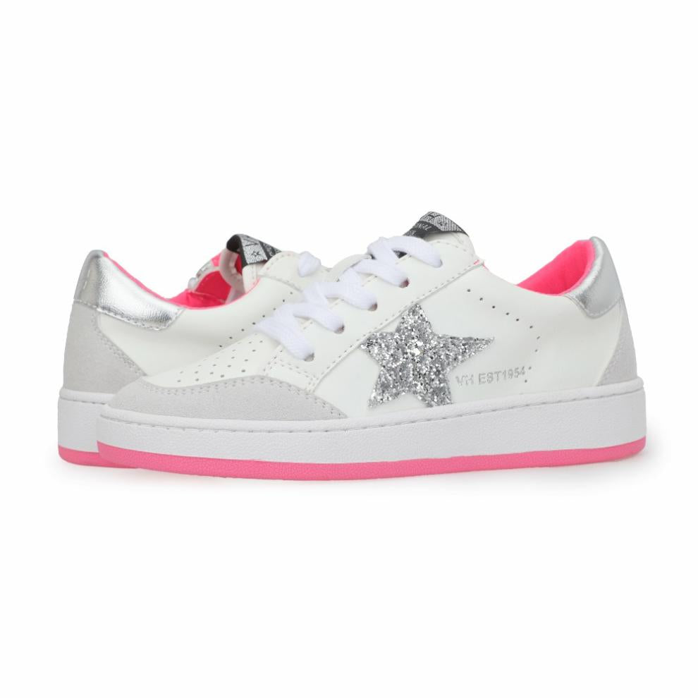Vintage Havana Kids Sneakers | Women KIDS TAYLOR - WHITE PINK SILVER White Pink Silver