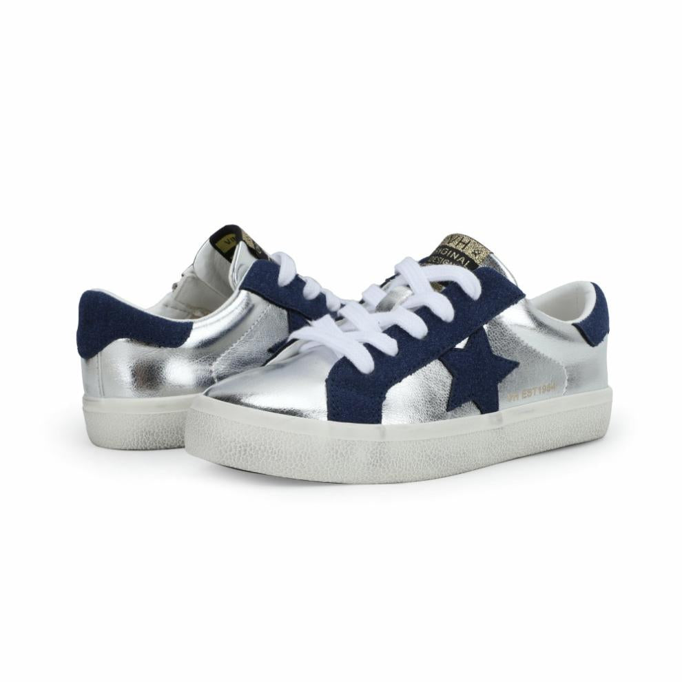 Vintage Havana Kids Sneakers | Women KIDS VAIL - WASHED SILVER/ NAVY Washed Silver/ Navy