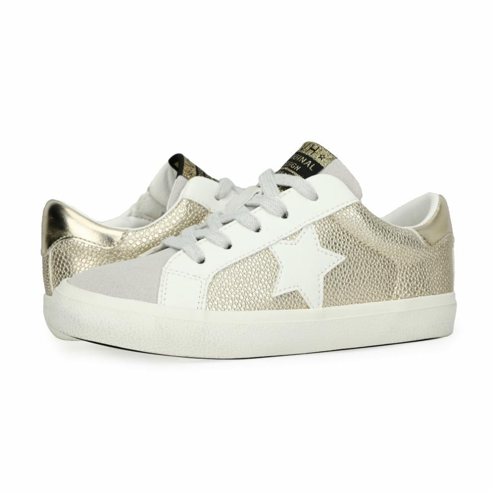 Vintage Havana Kids Sneakers | Women KIDS VALERY - METALLIC GOLD PEBBLED Metallic Gold Pebbled