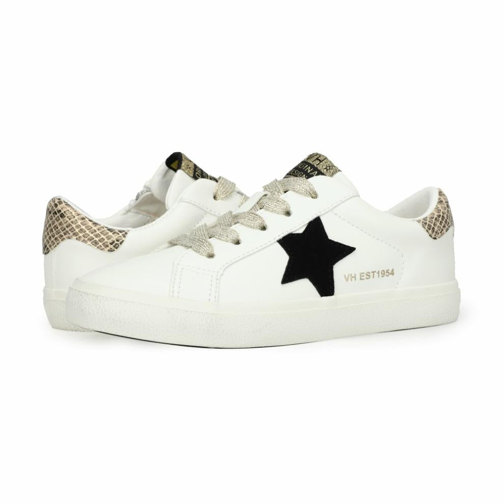 Vintage Havana Kids Sneakers | Women KIDS VALERY - WHITE BLACK SNAKE POP White Black Snake Pop