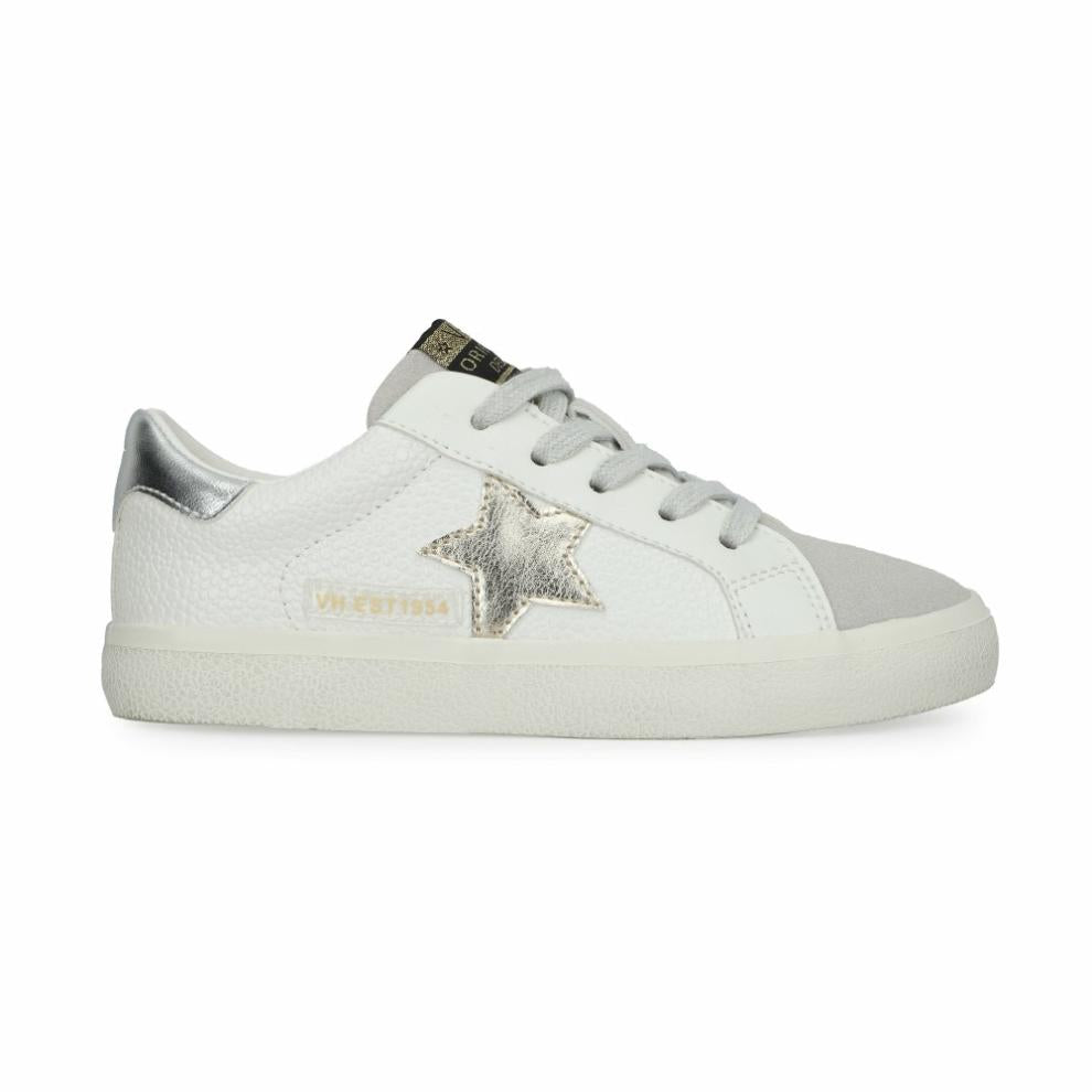 Vintage Havana Kids Sneakers | Women KIDS VALERY - WHITE PEBBLED WASHED SILVER White Pebbled Washed Silver
