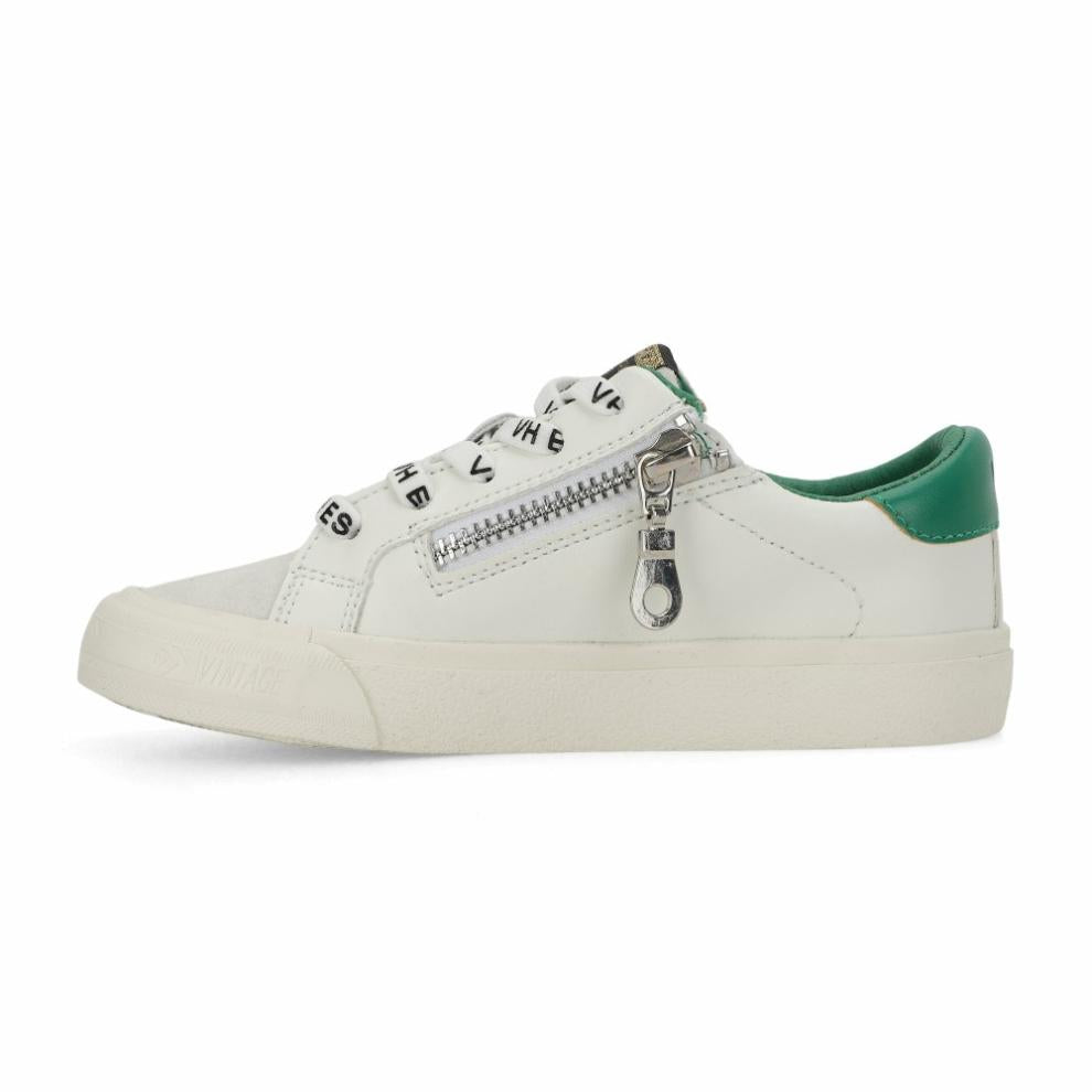 Vintage Havana Kids Sneakers | Women KIDS VITA - WHITE GREY GREEN White Grey Green
