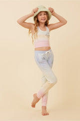 Vintage Havana Kids Tops | Women Sunstruck Ombre Racerback Crop Top Sunstruck Ombre