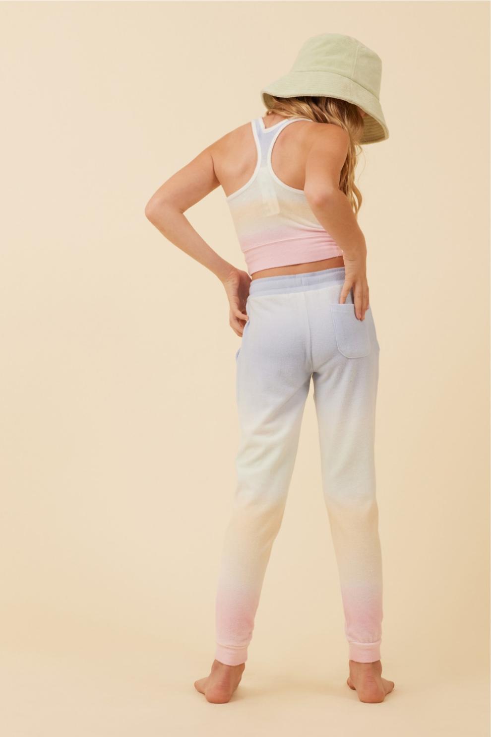 Vintage Havana Kids Tops | Women Sunstruck Ombre Racerback Crop Top Sunstruck Ombre