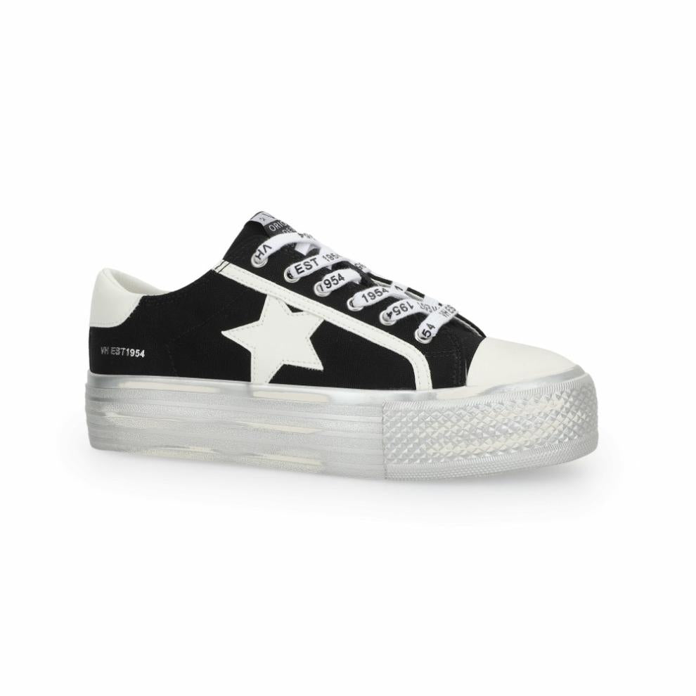 Vintage Havana Low Tops | Women AMAZE - BLACK WHITE Black White