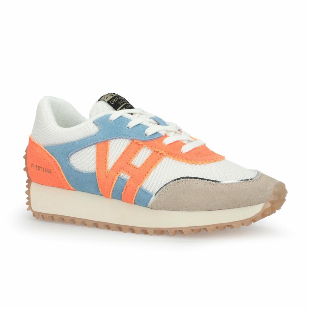 Vintage Havana Low Tops | Women COSMIC 1 - BRIGHT ORANGE/BABY BLUE Bright Orange/baby Blue