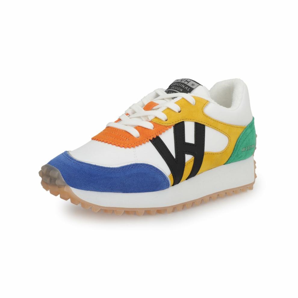 Vintage Havana Low Tops | Women COSMIC - BLUE MUSTARD ORANGE MULTI Blue Mustard Orange Multi