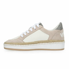 Vintage Havana Low Tops | Women DENISSE 29 - RAFFIA/PINK/SILVER Raffia/pink/silver
