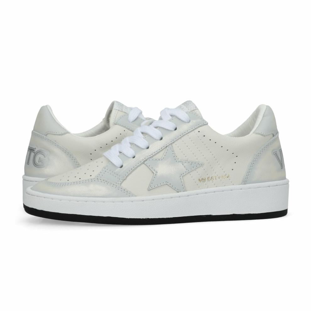 Vintage Havana Low Tops | Women DENISSE 33 - METALLIC SILVER Metallic Silver