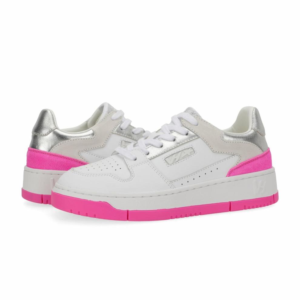 Vintage Havana Low Tops | Women FINESSE - NEON PINK SILVER Neon Pink Silver