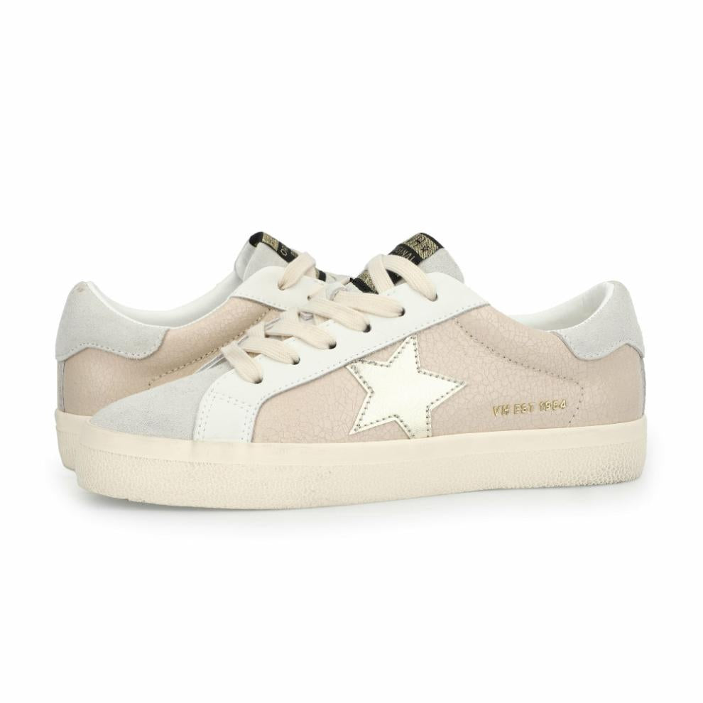 Vintage Havana Low Tops | Women FLAIR 30 - TAUPE CRACKED LEATHER Taupe Cracked Leather