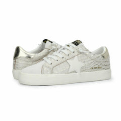 Vintage Havana Low Tops | Women FLAIR 39 - GOLD CROCO Gold Croco