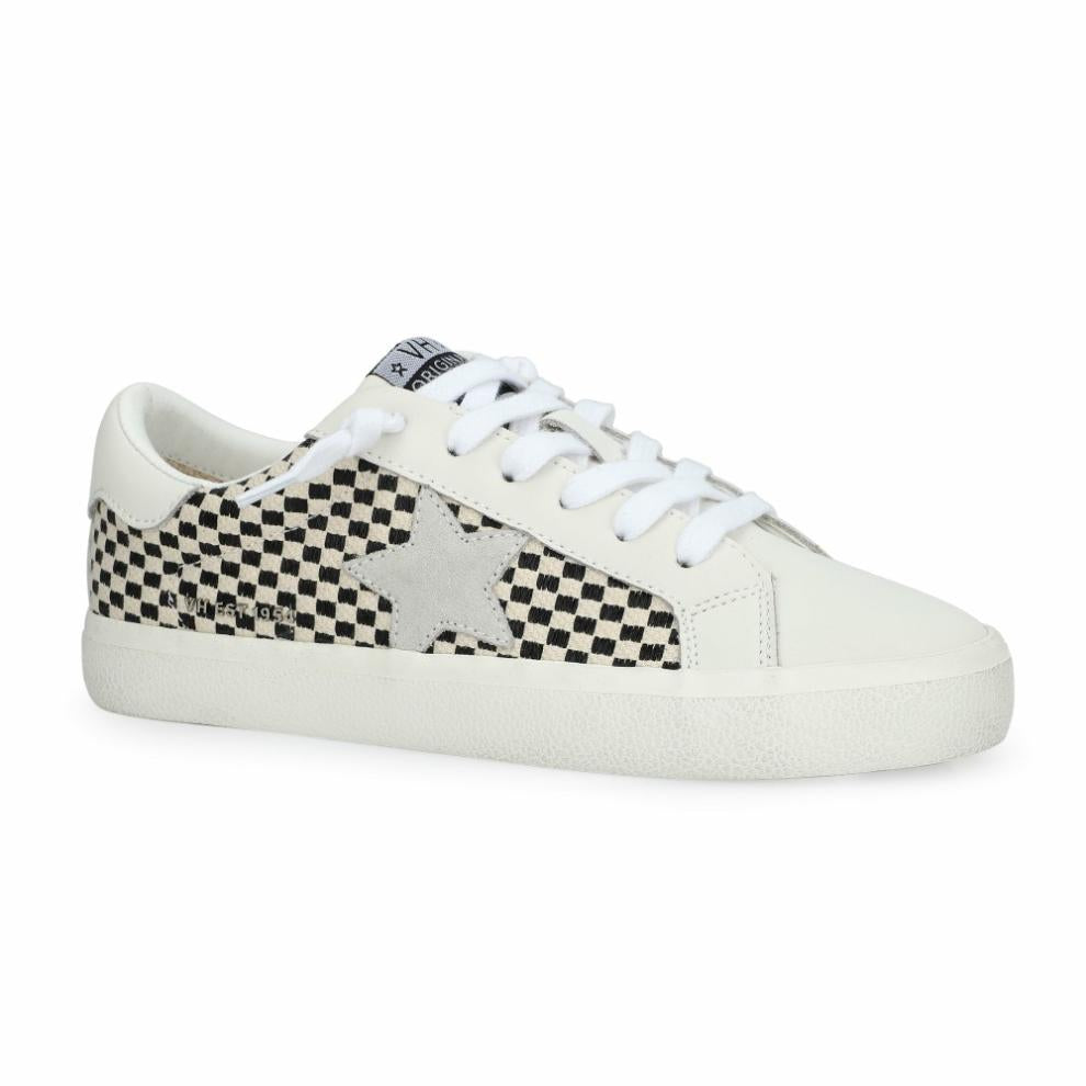 Vintage Havana Low Tops | Women FLAIR 40 - BLACK/WHITE NATURAL CHECKERED Black/white Natural Checkered