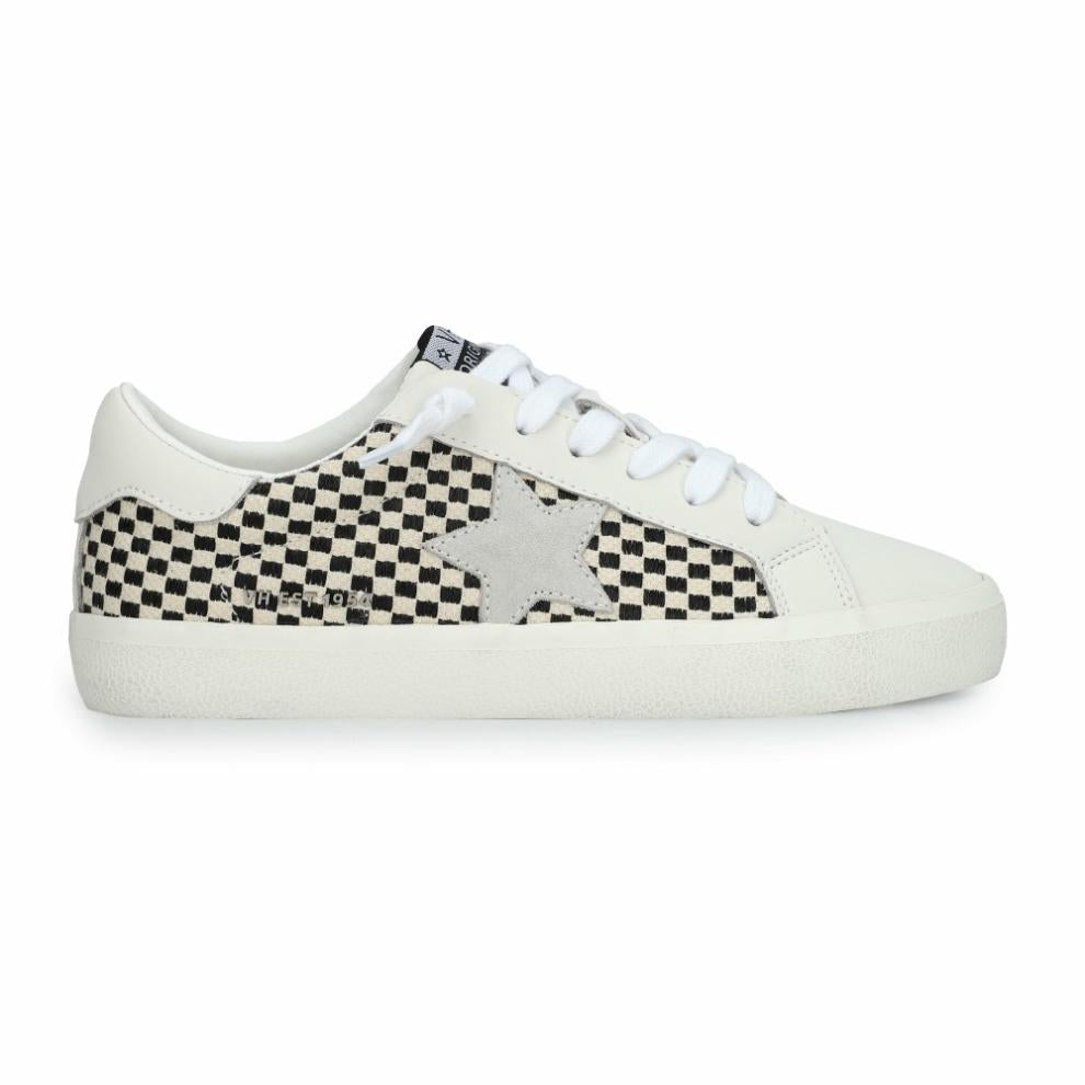 Vintage Havana Low Tops | Women FLAIR 40 - BLACK/WHITE NATURAL CHECKERED Black/white Natural Checkered