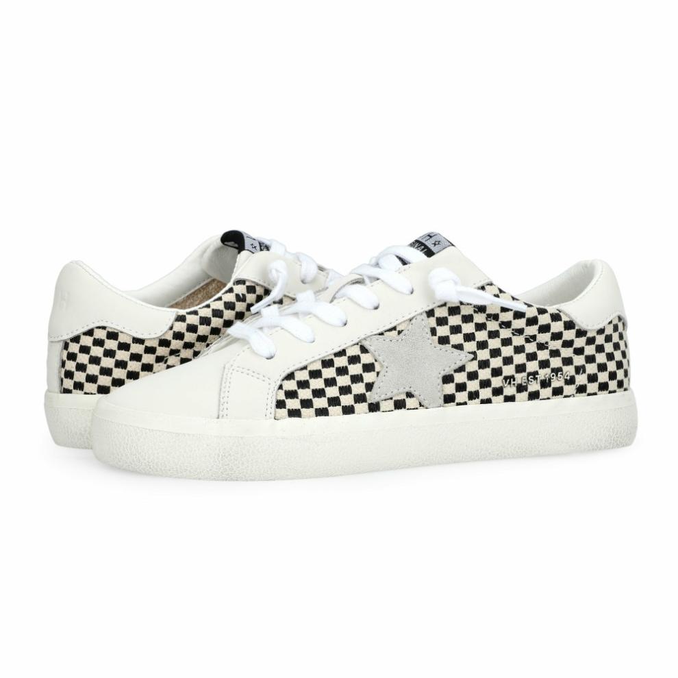 Vintage Havana Low Tops | Women FLAIR 40 - BLACK/WHITE NATURAL CHECKERED Black/white Natural Checkered