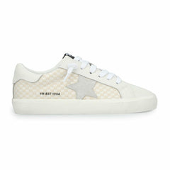 Vintage Havana Low Tops | Women FLAIR 44 - NATURAL CHECKERED Natural Checkered