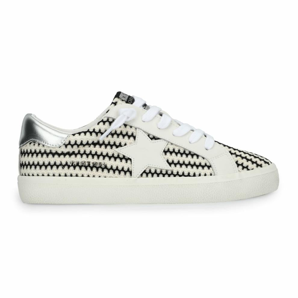 Vintage Havana Low Tops | Women FLAIR 45 - BLACK/WHITE CROCHET Black/white Crochet