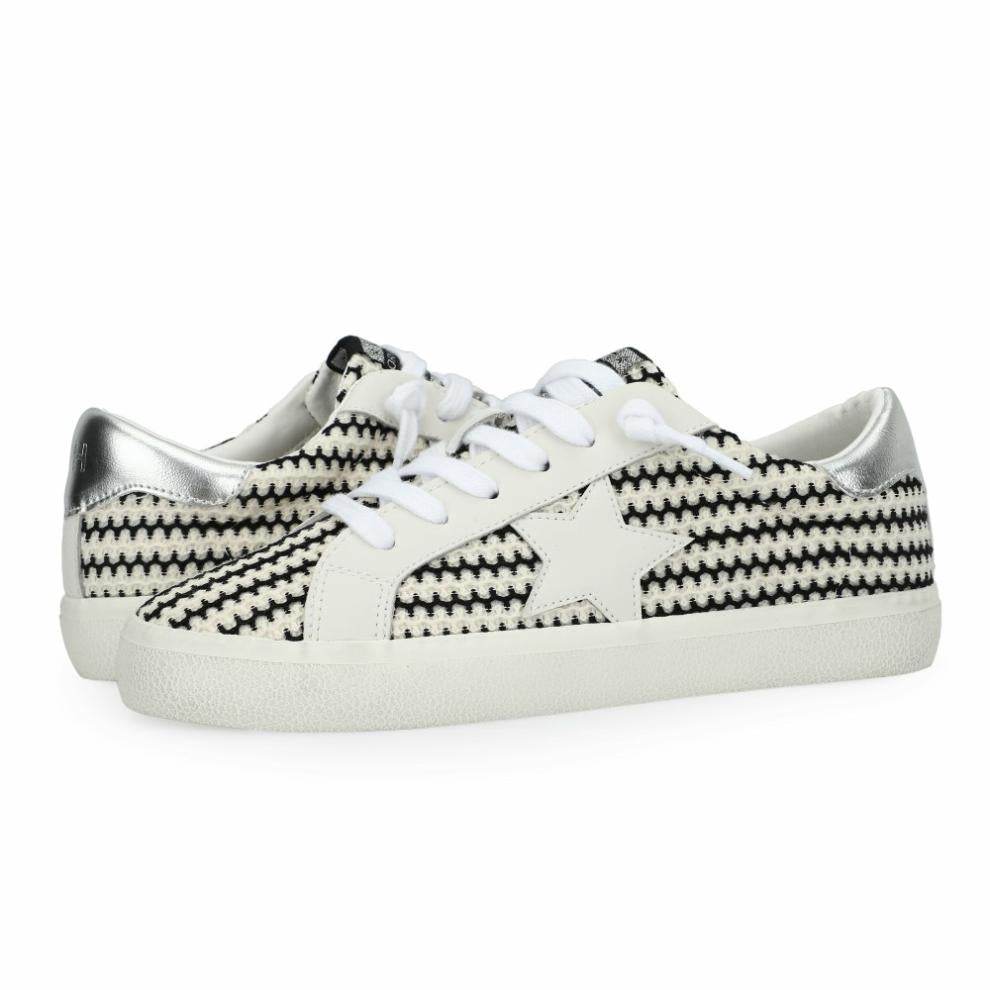 Vintage Havana Low Tops | Women FLAIR 45 - BLACK/WHITE CROCHET Black/white Crochet