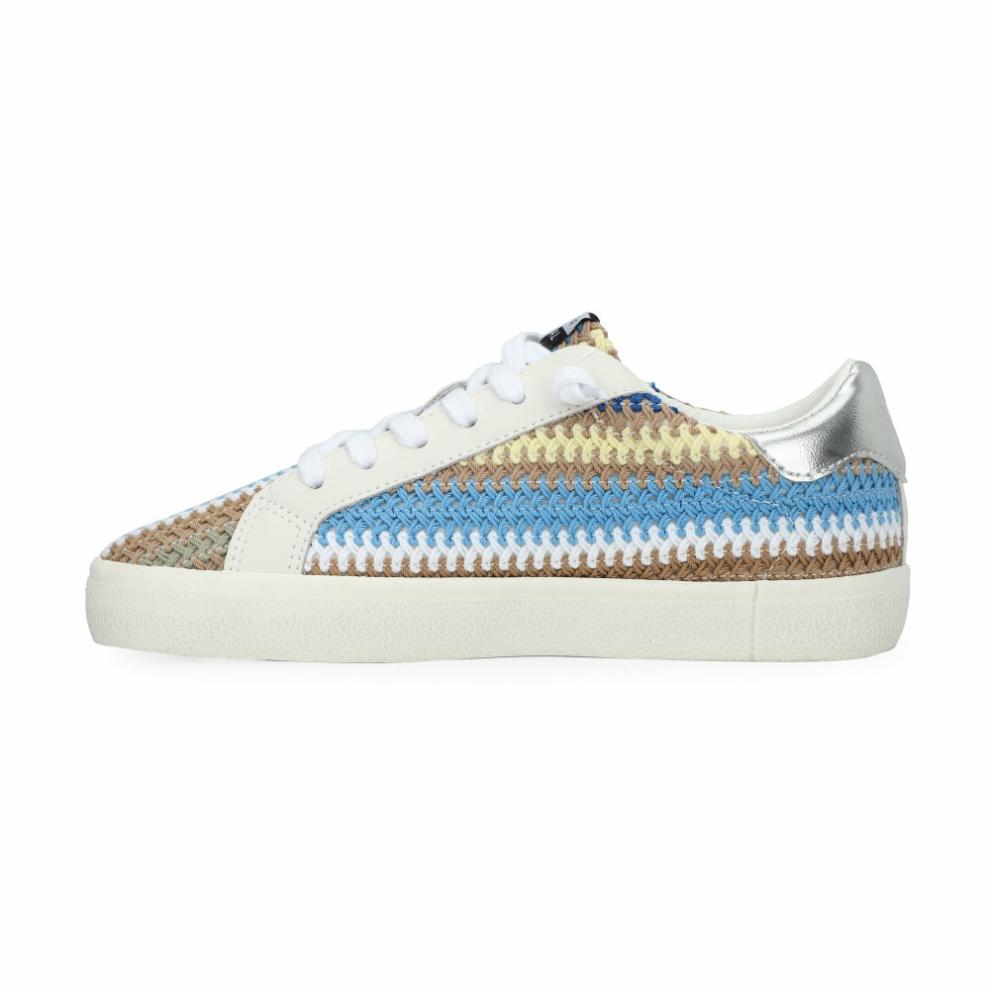 Vintage Havana Low Tops | Women FLAIR 46 - BLUE/BROWN CROCHET MULTI Blue/brown Crochet Multi