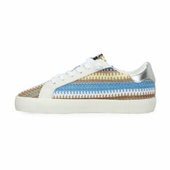 Vintage Havana Low Tops | Women FLAIR 46 - BLUE/BROWN CROCHET MULTI Blue/brown Crochet Multi