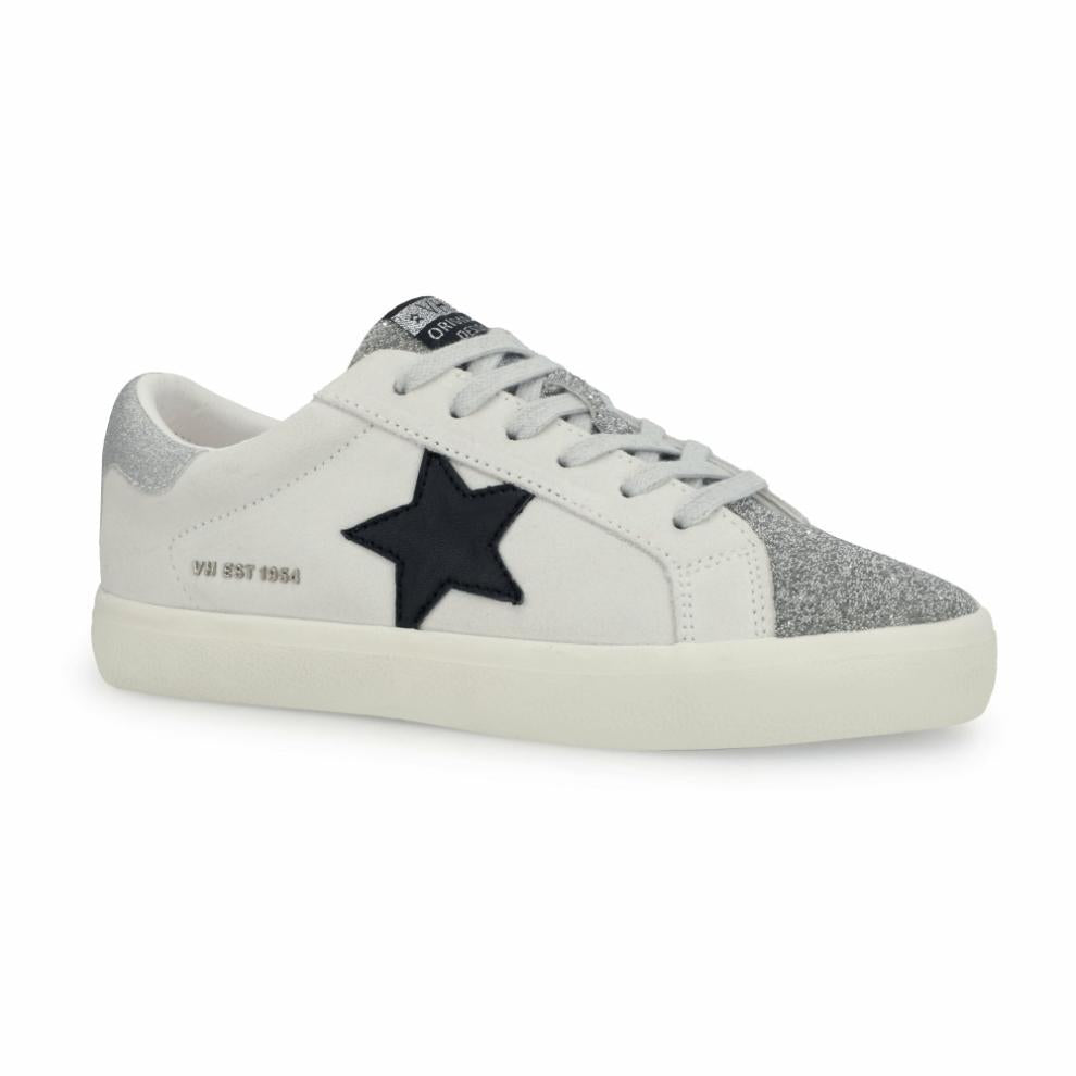Vintage Havana Low Tops | Women FLAIR - GREY SUEDE GLITTER Grey Suede Glitter