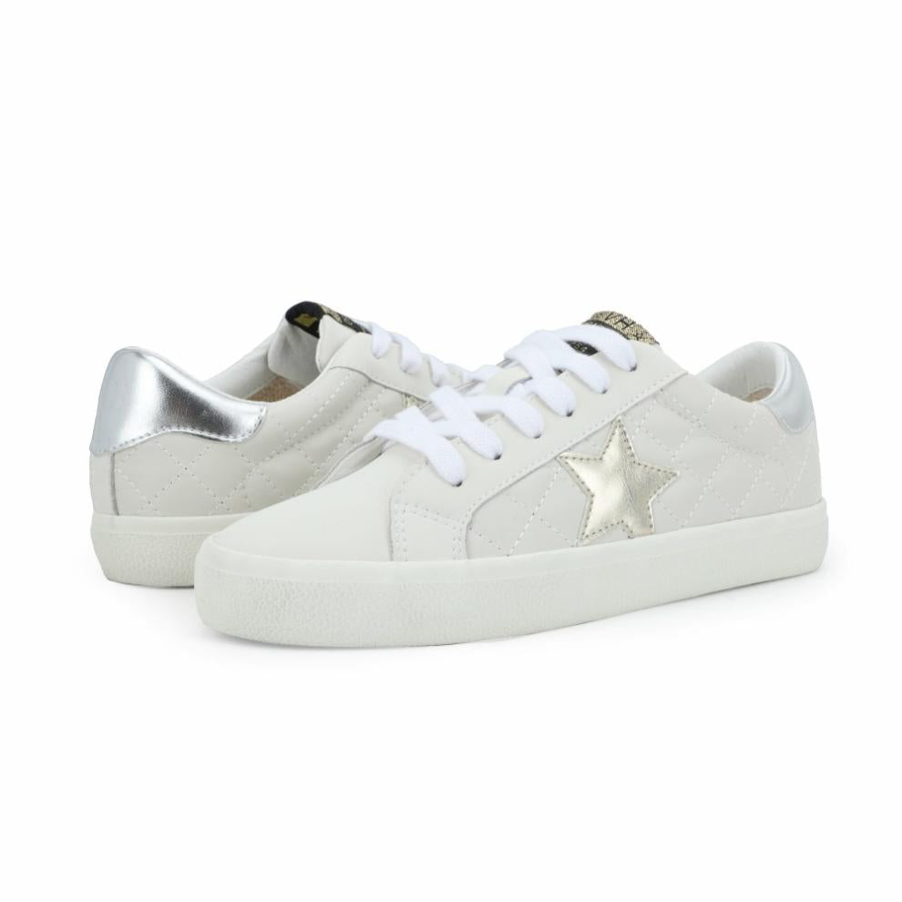 Vintage Havana Low Tops | Women FLAIR - WHITE QUILTED White Quilted