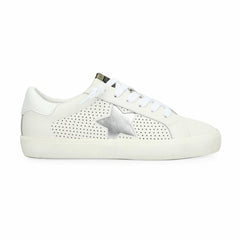 Vintage Havana Low Tops | Women GADOL 31 - WHITE PEBBLED/ WASHED SILVER White Pebbled Washed Silver