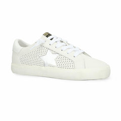 Vintage Havana Low Tops | Women GADOL 31 - WHITE PEBBLED/ WASHED SILVER White Pebbled Washed Silver