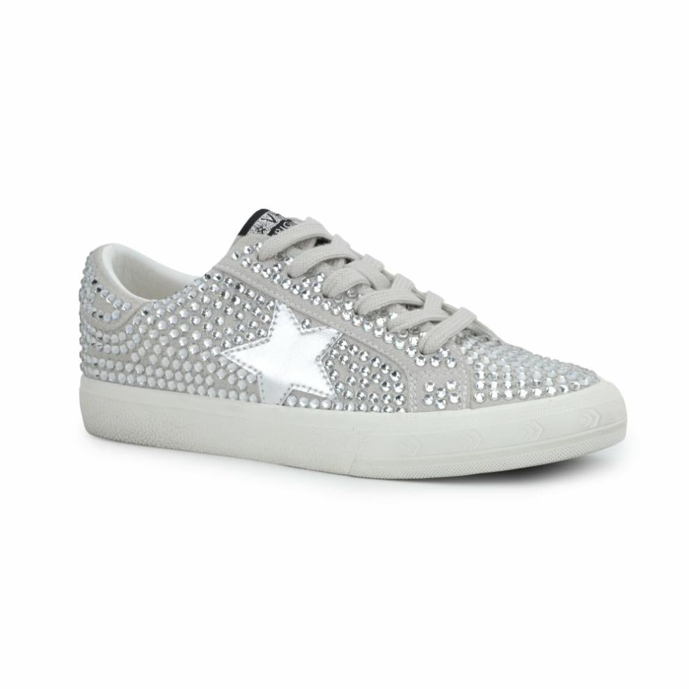 Vintage Havana Low Tops | Women GRANDE - SILVER FULL RHINESTONE Silver Full Rhinestone