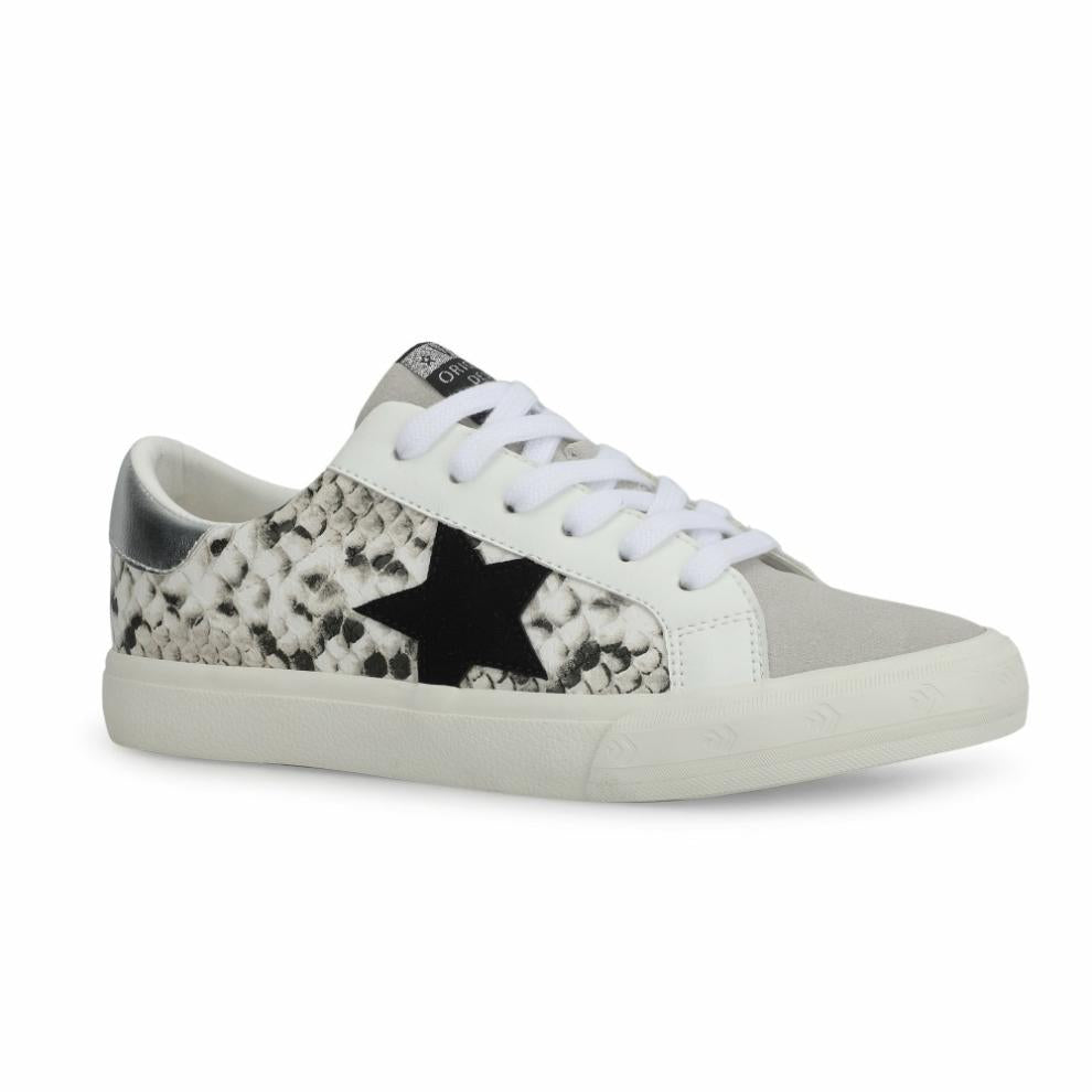 Vintage Havana Low Tops | Women GRANDE WHITE BLACK SNAKE GREY POP White Black Snake Grey Pop